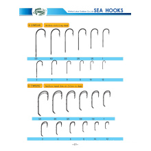 Kohlenstoffstahl Aberdeen Eyed Sea Hook